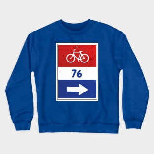 76 Bike Trail • Milwaukee Lake Park Crewneck Sweatshirt